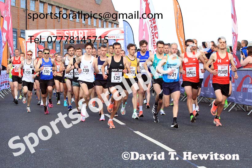 Sunderland City 5k, 2022 Sunderland City Half Marathon, 10k  5k.  Photo: David T. Hewitson/Sports for All Pics